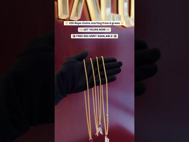 Shaluq Jewellers Chain #shaluqjewellers #gold #jewellery #fujairah #uae #dubai #goldcoins