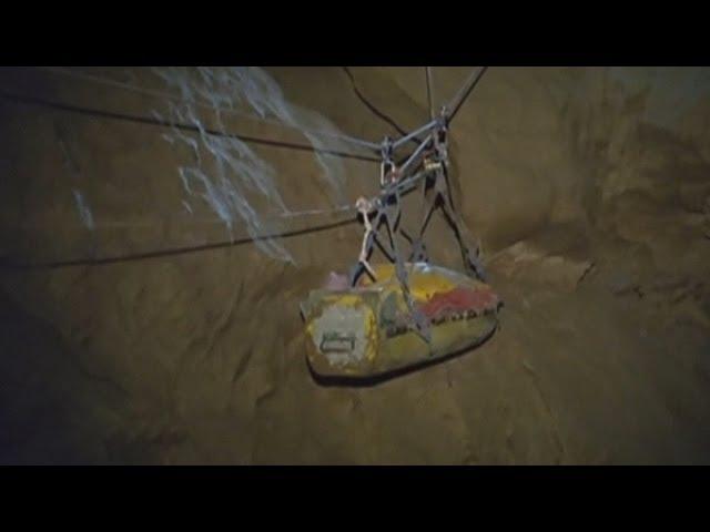 Man trapped in German cave is seen for first time on helmet camera