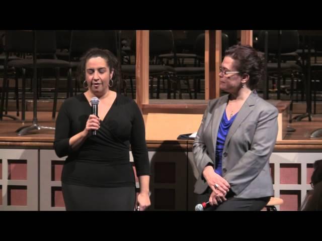 Pre-Concert Conversation, Christa Wessel and Karen Wagner, 7 Dec 2013 mp4