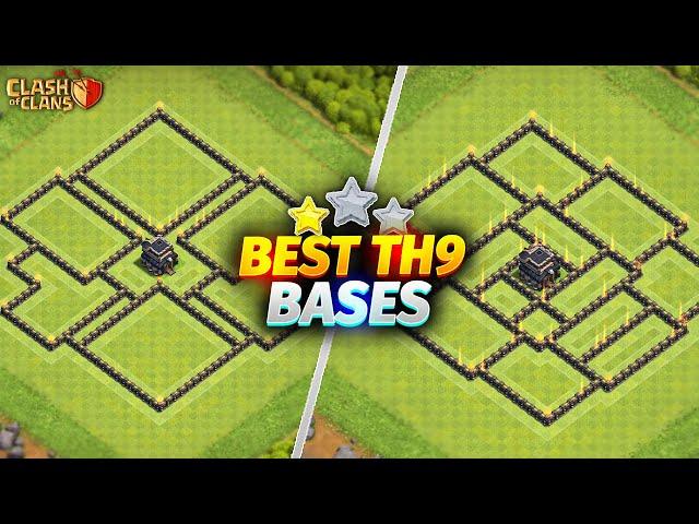 NEW TH9 Base Link | BEST Town Hall 9 (Trophy/War/Hybrid/Farming) Base | Clash Of Clans