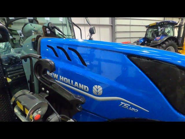 2023 New Holland T5.120 Electro Command PLM 3.6 Litre 4-Cyl Diesel Tractor (117 HP)