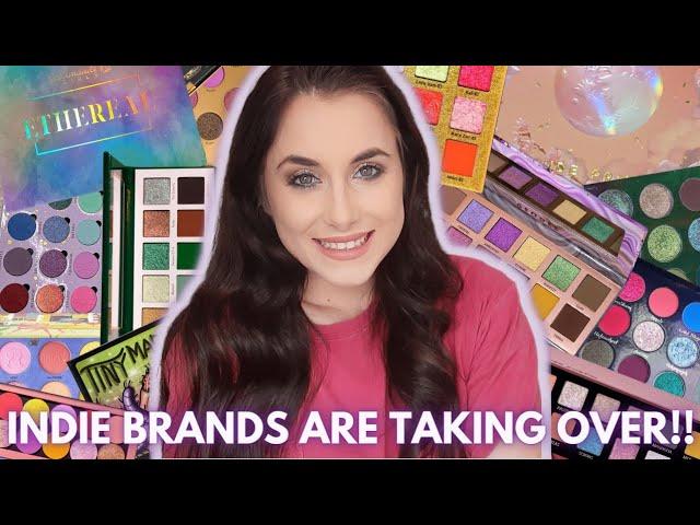 INDIE BRANDS ARE TAKING OVER | FAVORITE INDIE EYESHADOW PALETTES | HOW ARE THEY SO GOOD?!