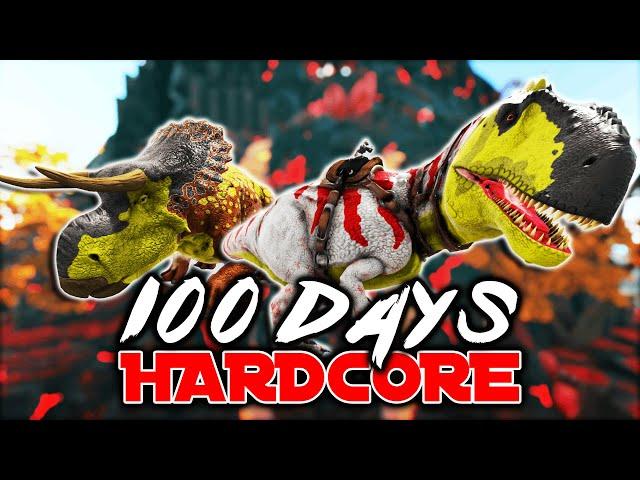 Spending 100 Days on ARK Modded Crystal Isles | The Full Movie