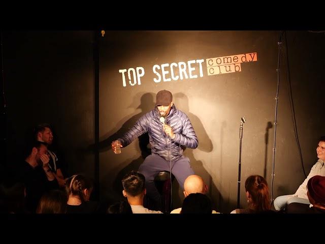 JUNIOR BOOKER JANUARY 2023. TOP SECRET COMEDY CLUB