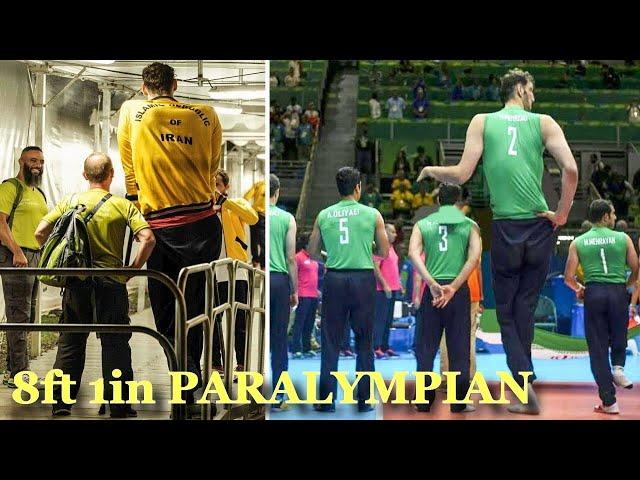 8ft 1in Iranian Paralympian Is Tallest Ever In Sitting Volleyball