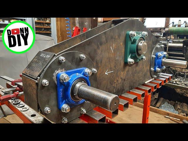 4x4 PTO Driven Timber Trailer BUILD Ep.3 - Chain Tensioner etc.