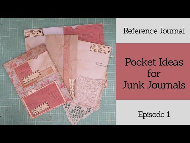 Craft with Me | Junk Journal Pocket Ideas Ep. 1
