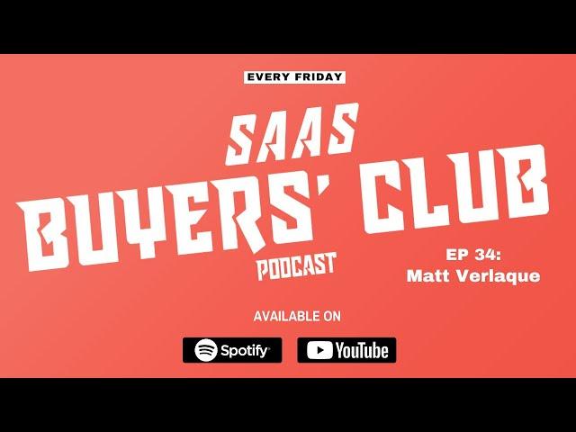 Here's what you can learn from Matt Verlaque accidentally building a sellable SaaS company