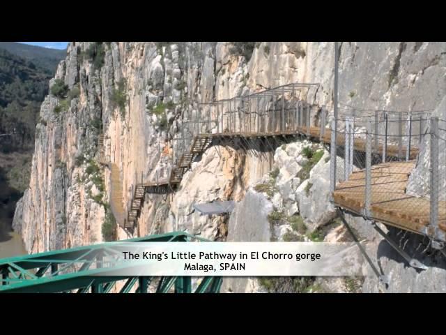 The King's Little Pathway in El Chorro gorge, Malaga, SPAIN