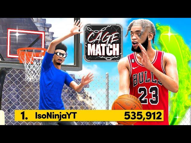 DOMINATING *NEW* CAGE MATCH EVENT ON NBA 2K25! UNLOCKING UNLIMITED BOOSTS + CLOTHES!