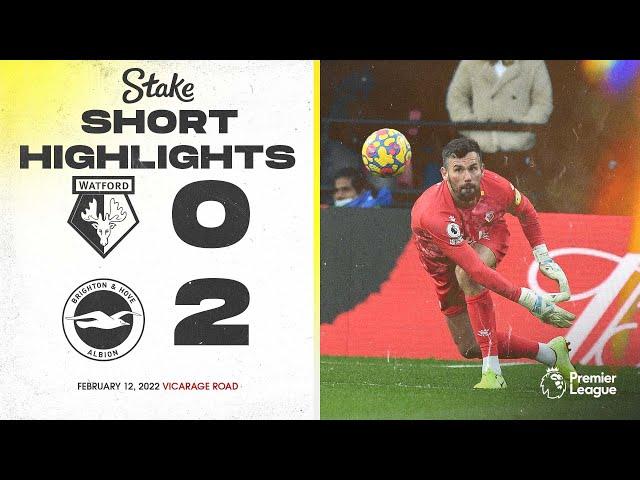 Watford 0-2 Brighton & Hove Albion | Premier League Highlights