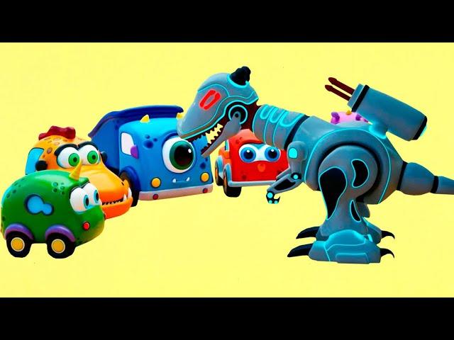Машинки Мокас  Новая игрушка  Развивающие мультики для детей про машинки 