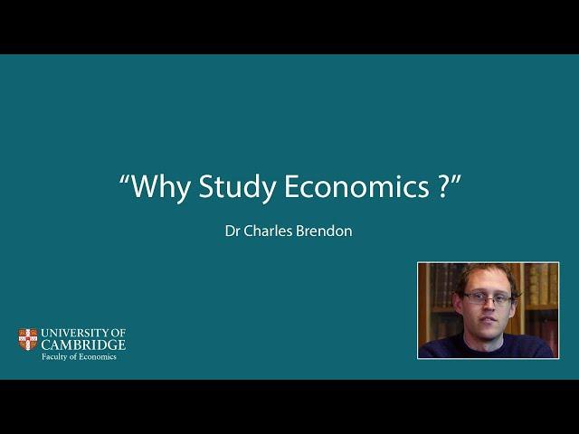 Why Study Economics ? (Part 2)