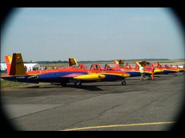 PATROUILLE TRANCHANT en Fouga Magister.