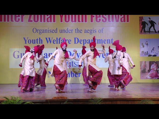 Khalsa College Amritsar Jhumar Interzonal Youthfestival 2018