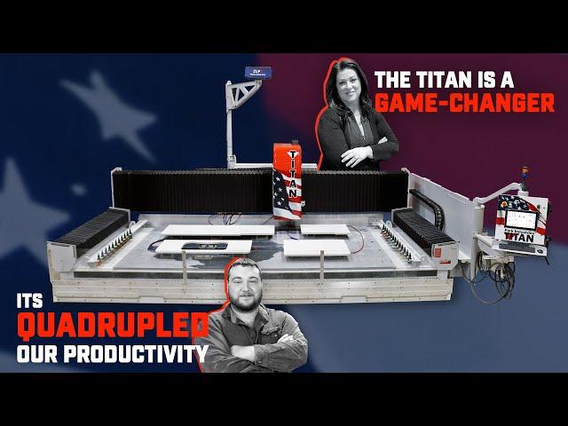 #1 Trusted CNC Router in Stone | TITAN