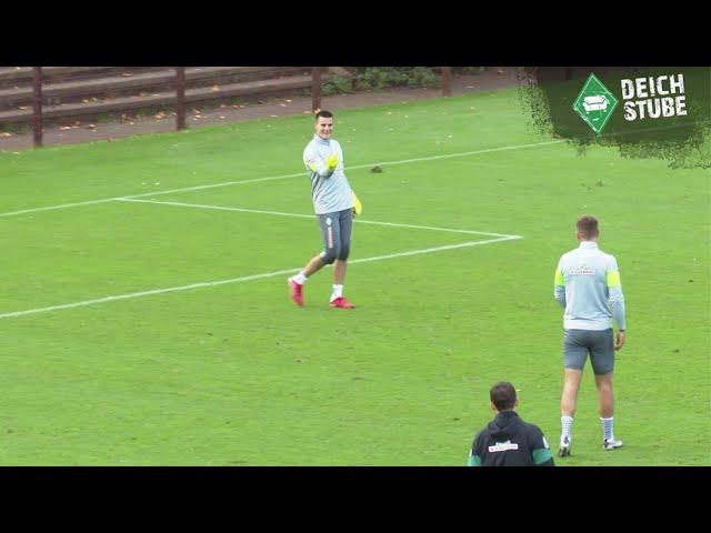 Werder Bremen: Privat-Duell von Niclas Füllkrug und Michael Zetterer - Tore, Paraden, Stinkefinger!