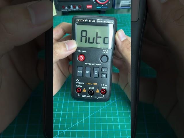 I don't know if U’ve noticed,  in this video, the multimeter doesn't require manual gear switching.
