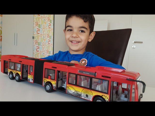 City Express Bus from Dickie Toys unboxing with Dlan