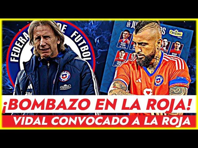 BOMBAZO DE EMERGENCIA EN LA NOMINA DE CHILE!GARECA CONVOCA AL KING ARTURO!REACCIONES!