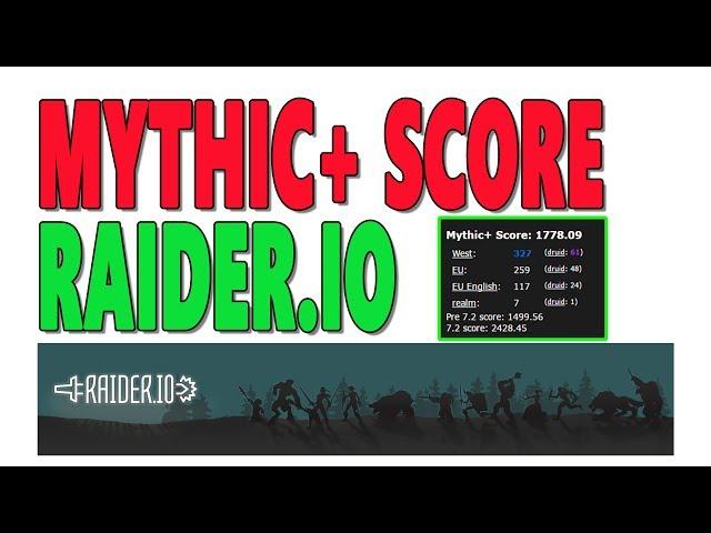 [LEGION] MYTHIC+ Score/Rankings Explained - New Tool (RAIDER.IO)