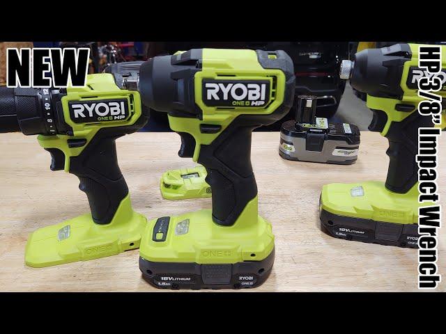 RYOBI 18V ONE+ HP Compact Brushless 4-Mode 3/8” Impact Wrench  Review  Model PSBIW01B