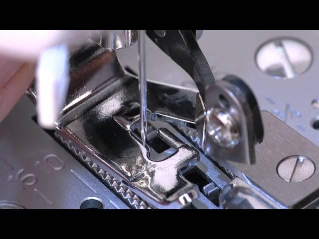 SINGER® Side Cutter Presser Foot Attachment Tutorial