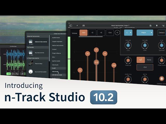 What's new | n-Track Studio 10.2