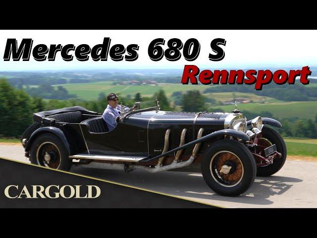 Mercedes 680 S Rennsport, 1928, fast 7l Hubraum, 180 PS mit Kompressor, entwickelt von Porsche