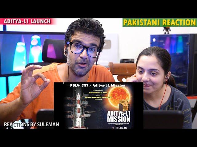 Pakistani Couple Reacts To Aditya-L1 Launch | ISRO | Successful Launch