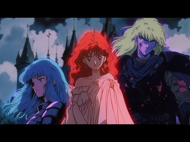 Old dark fantasy anime by AI