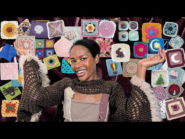 100 FREE crochet granny square patterns | beginner friendly crochet