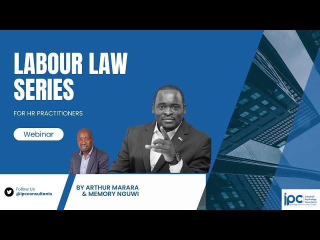 Labour Law Series For HR Practitioners