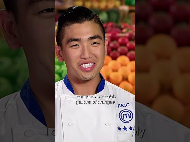 Eric Chong: the fastest orange juicer | MasterChef Canada Holiday Special | MasterChef World