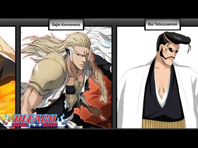 All Captains in the Gotei 13 | QueueBurst Comparison