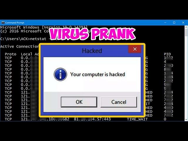 How to Create an Funny (Harmless) Computer Virus Prank (Fake Virus) - Notepad virus (CMD Trick)