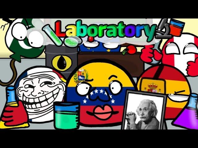 Countryballs school animationpart 5 (Laboratory) #countryballs #animation #youtube