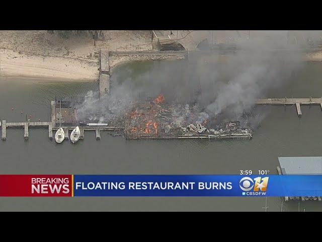 Vacant Floating Restaurant On Eagle Mountain Lake Burns Down