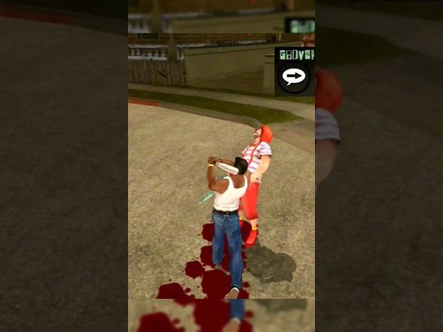 Killer Clown in GTA San Andreas #shorts