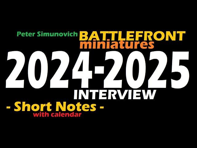 The MFA-Battlefront 2024-2025 Interview Points (full video on the link)