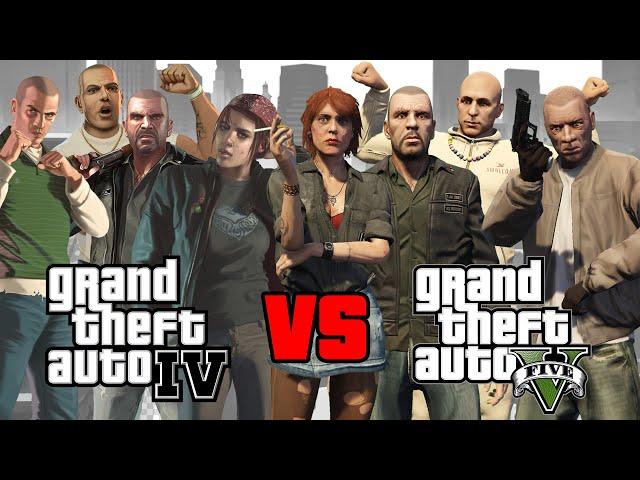 GTA 4 Characters Who Returned in GTA 5 (2008 VS 2013)