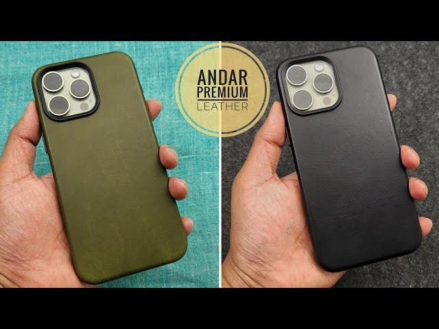 Andar Aspen Leather Case For iPhone 15 Pro Max & iPhone 15 Series - Best iPhone Leather Case