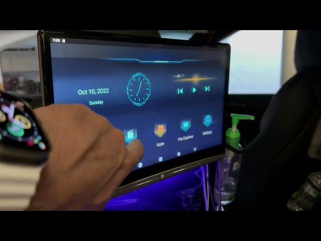 13 3 Inch 4K Upgrade Android 10 0 Multifunction Car TV Headrest Monitor Tablet, It looks cool