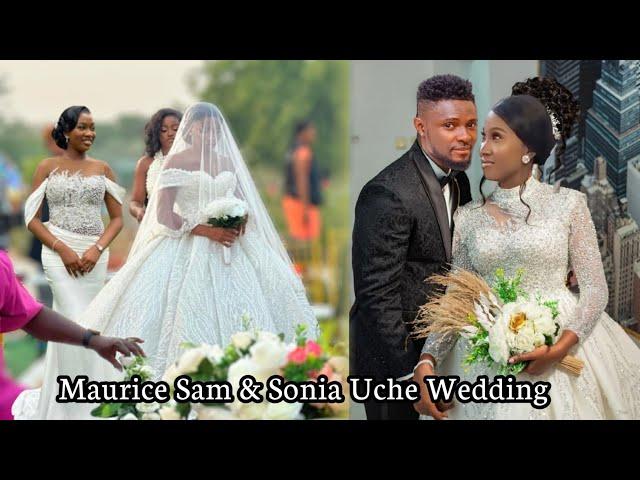 Maurice Sam & Sonia Uche Ties The Knot | Chinenye Nnebe As Bridesmaid