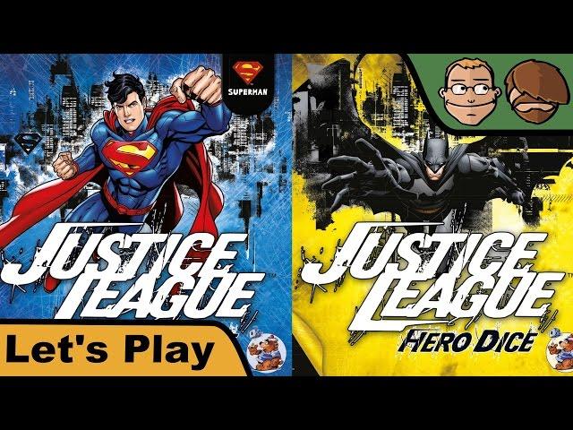 Justice League: Hero Dice - Superman und Batman - Brettspiel - Let's Play