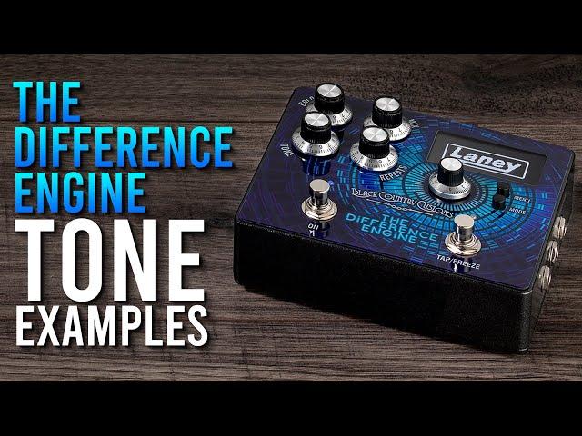 Laney The Difference Engine Delay Pedal Tone Demo - Laney Black Country Customs