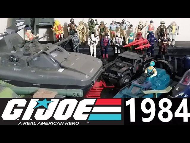 RETRO-WED: GI JOE 1984 ENTIRE TOY LINE OF FIGURES, VEHICLES AND PLAYSETS