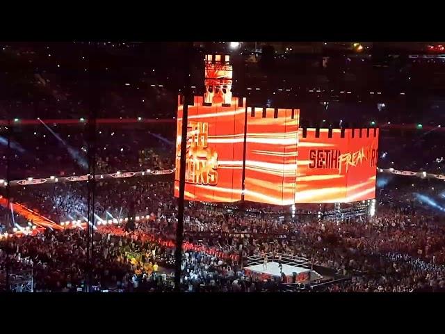 Seth Rollins Entrance at WWE Clash at the Castle in Cardiff