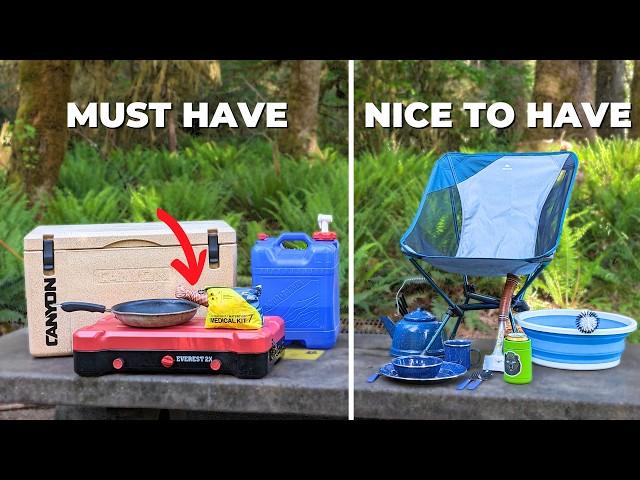 The Gear You MUST HAVE To Start Camping