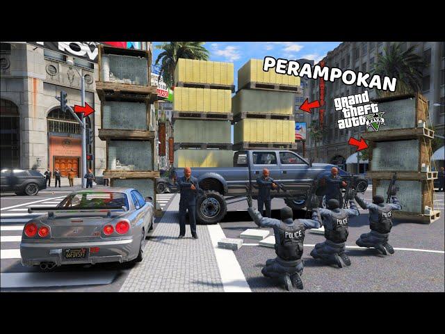 MISI PERAMPOKAN BANK - GTA 5 MOD